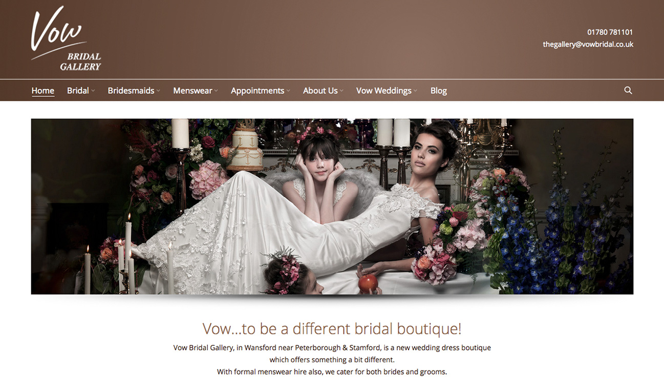 vow-bridal-website
